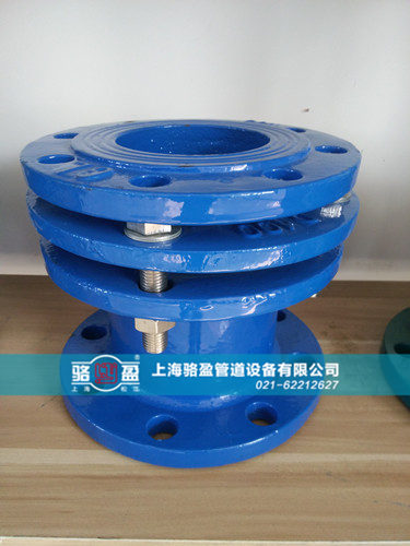 四川省甘孜市康定縣單法蘭限位伸縮接頭實圖